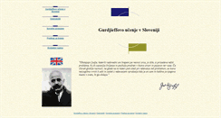 Desktop Screenshot of gurdjieff-slovenia.org